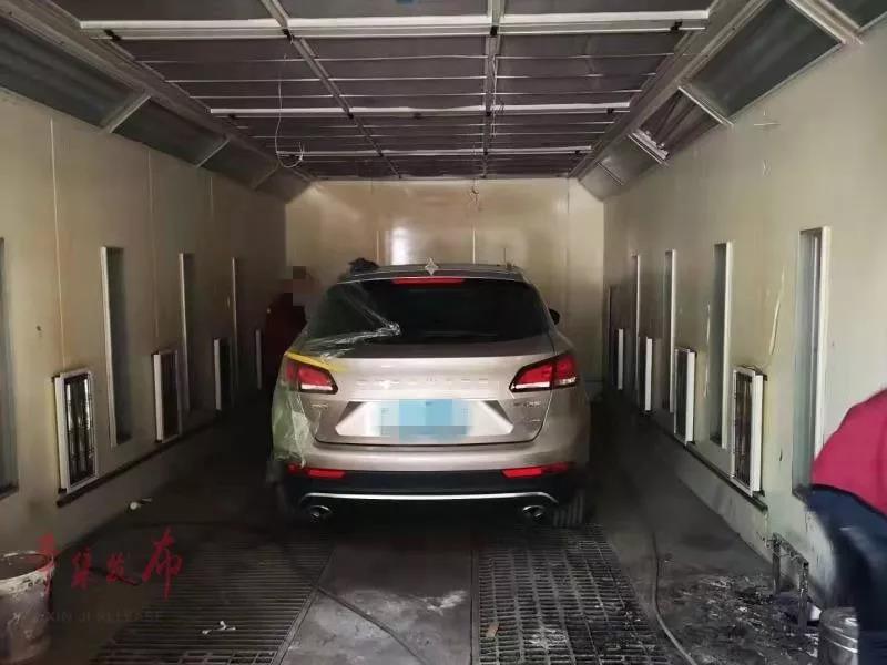 噴漆房廢氣收集處理設(shè)施未開啟，拘留并罰款！